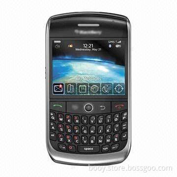 Unlocked GSM Quad Band Mobile Phone with 3.2MP Camera, Supports Wi-Fi and GPS, BlackBerry